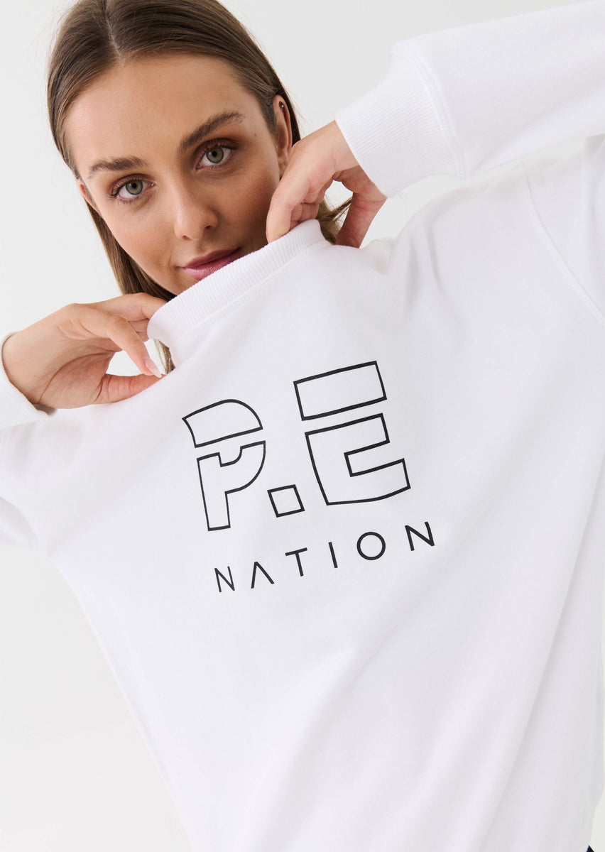 Pe nation 2025 white jumper