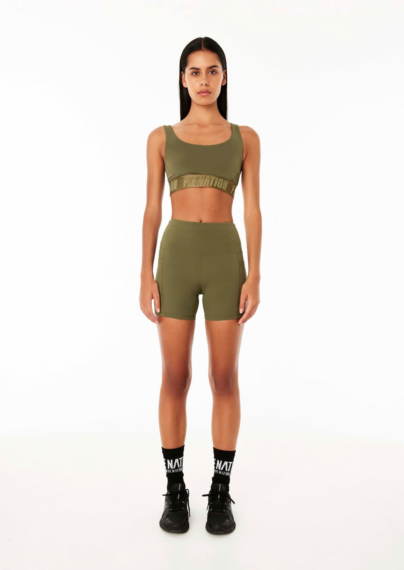 RECALIBRATE 5" BIKE SHORT IN KHAKI