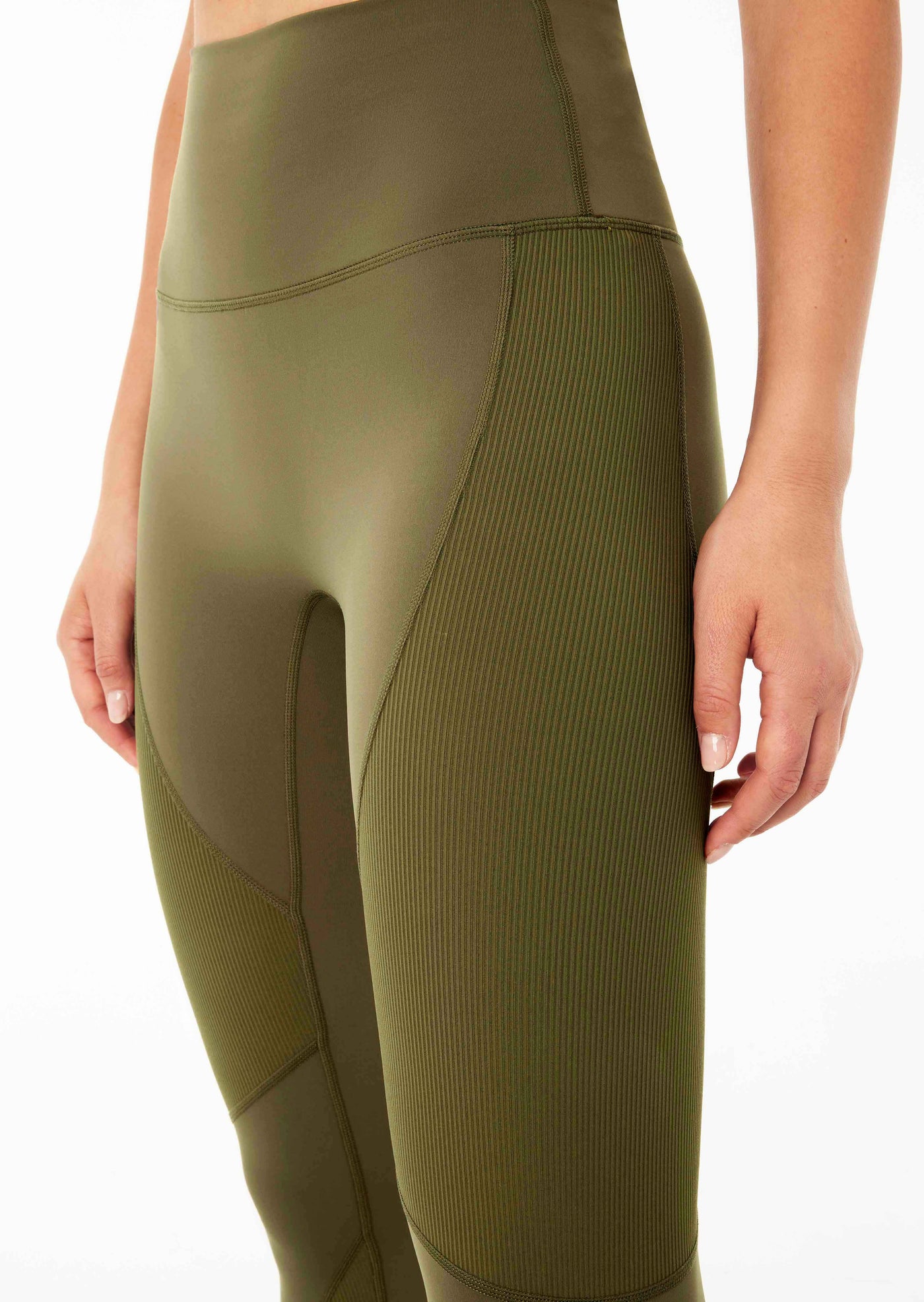 FREE PLAY FULL LENGTH LEGGING IN KHAKI