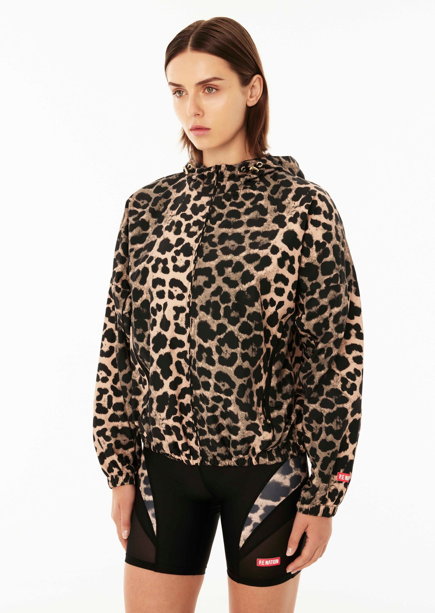 DOWNFORCE JACKET IN ANIMAL PRINT