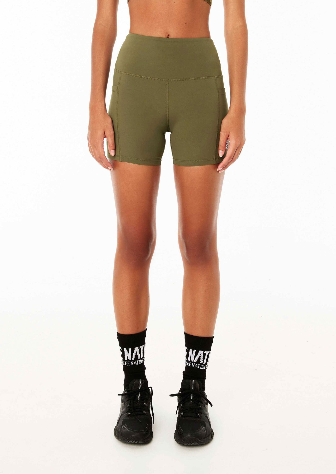 RECALIBRATE 5" BIKE SHORT IN KHAKI