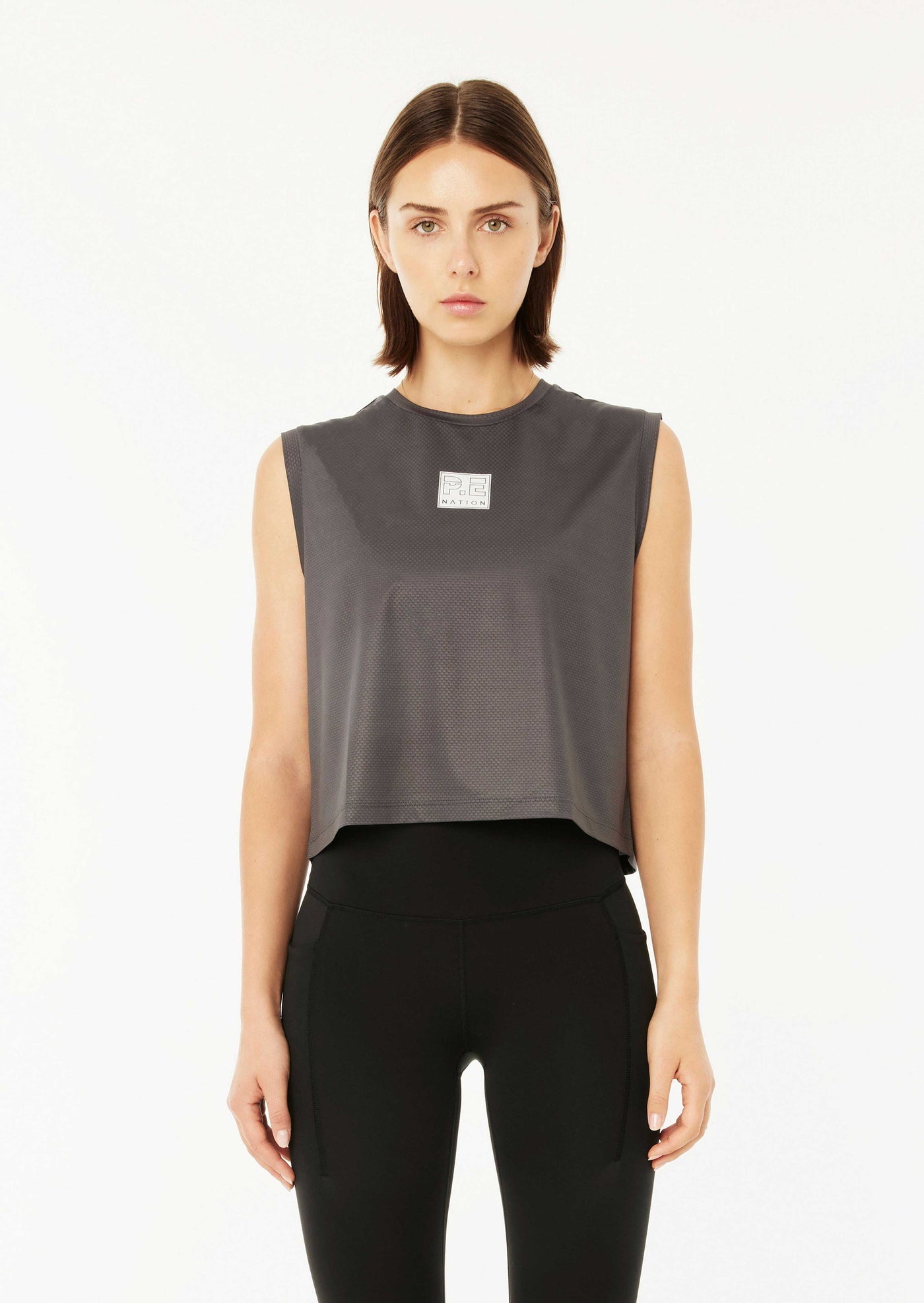 ARROWHEAD AIR FORM CROPPED TANK IN DARK SHADOW