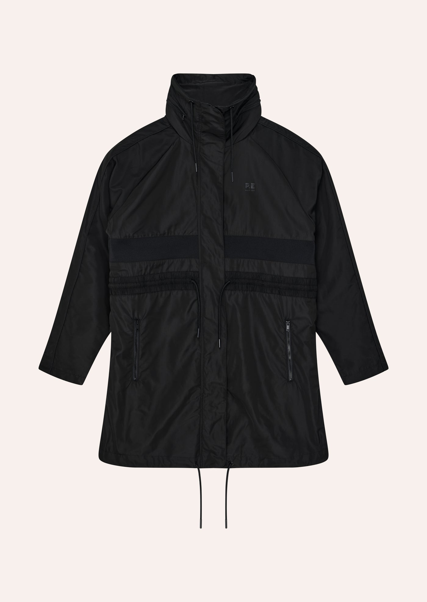 MID-LENGTH MAN DOWN JACKET IN BLACK