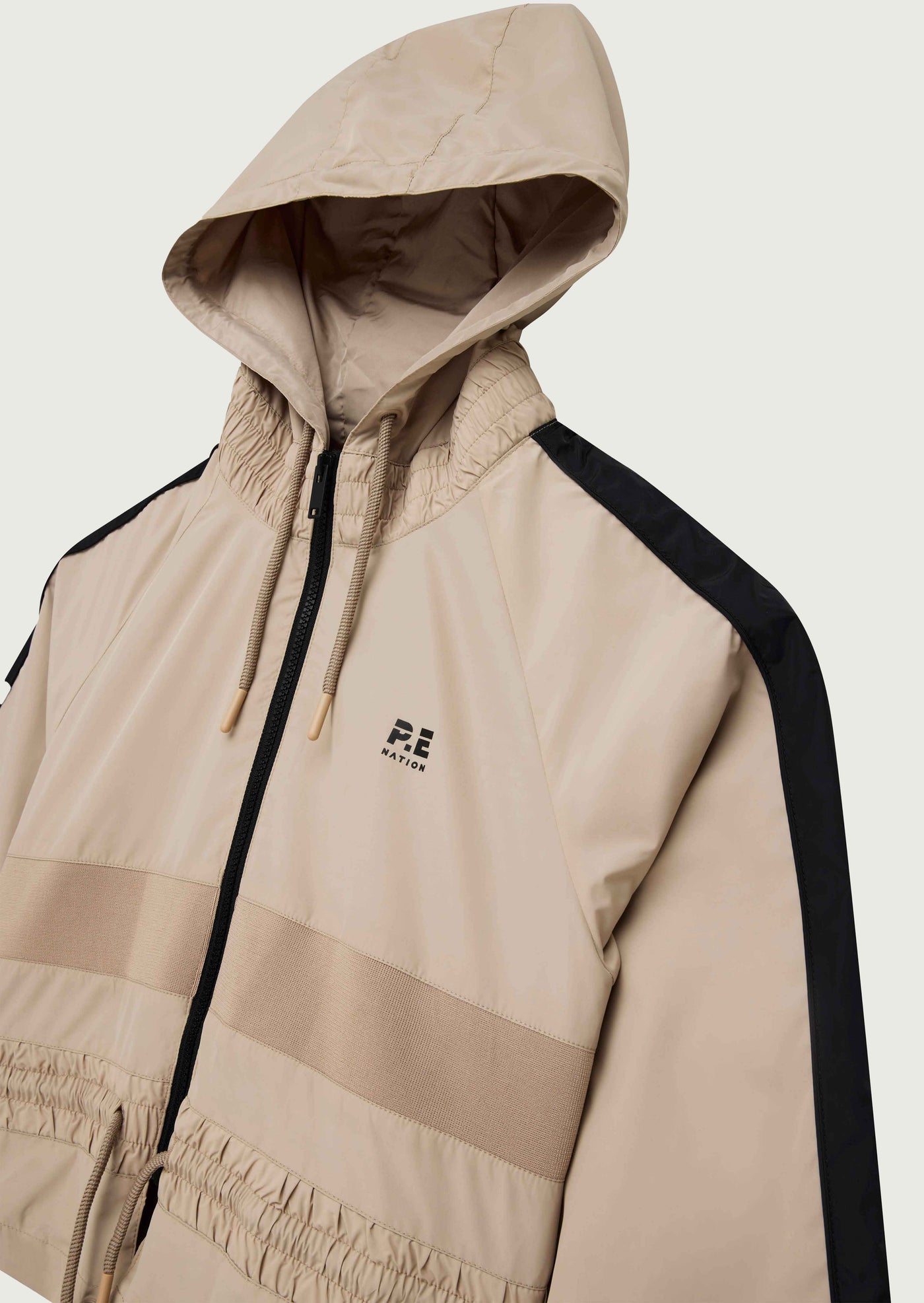 CROPPED MAN DOWN JACKET IN SESAME