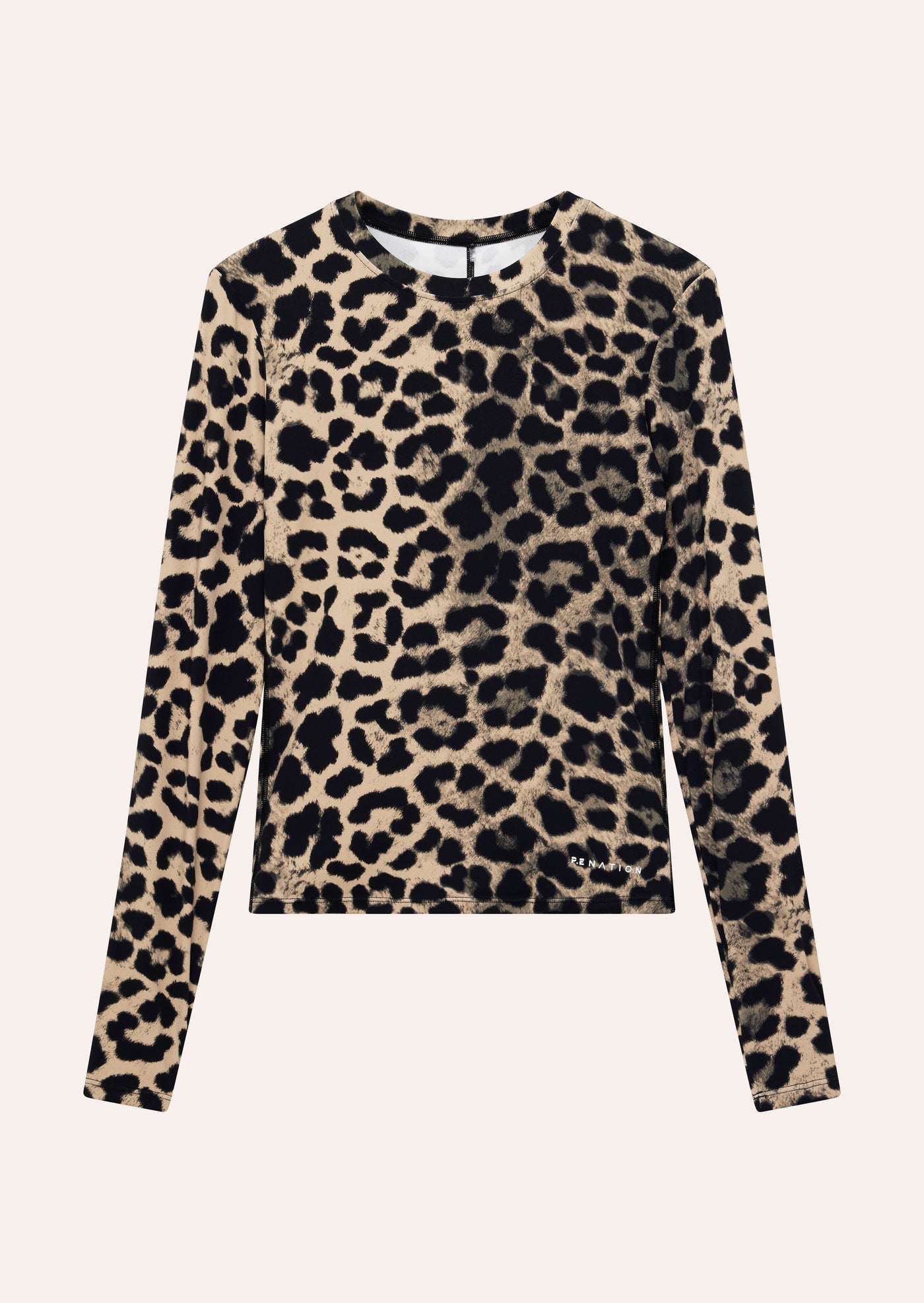 FOUNDATION LONG SLEEVE TOP IN LEOPARD