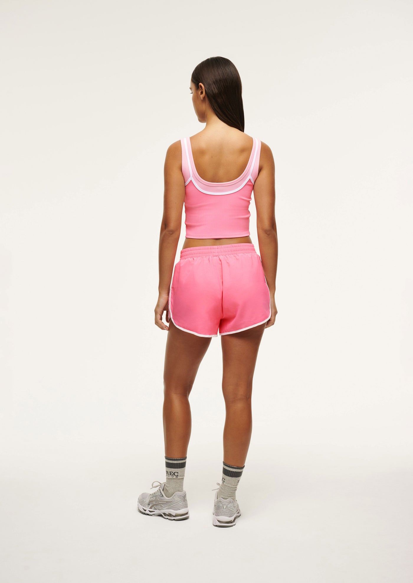 Forward Tank in Pink Lemonade by P.E Nation Pink Womens Active Tank 