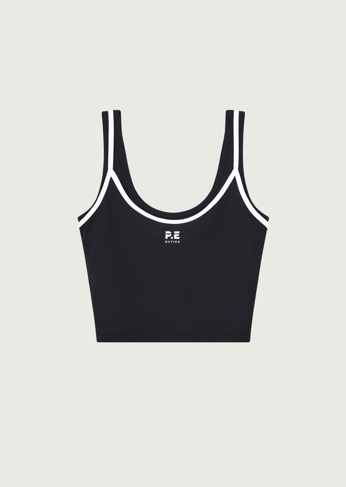  Forward Tank in Black by P.E Nation, Black Womens Active Ribbed Tank 