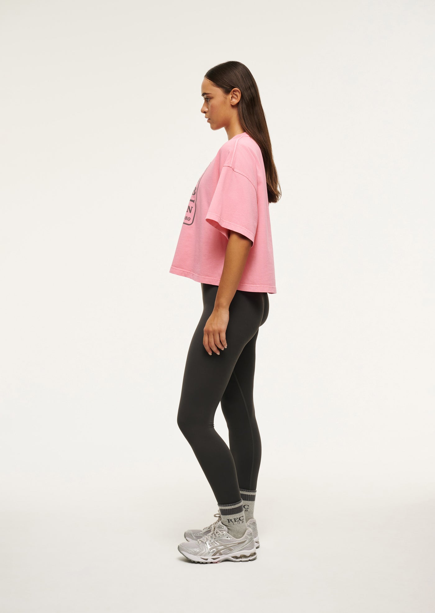 RALLY TEE IN PINK LEMONADE