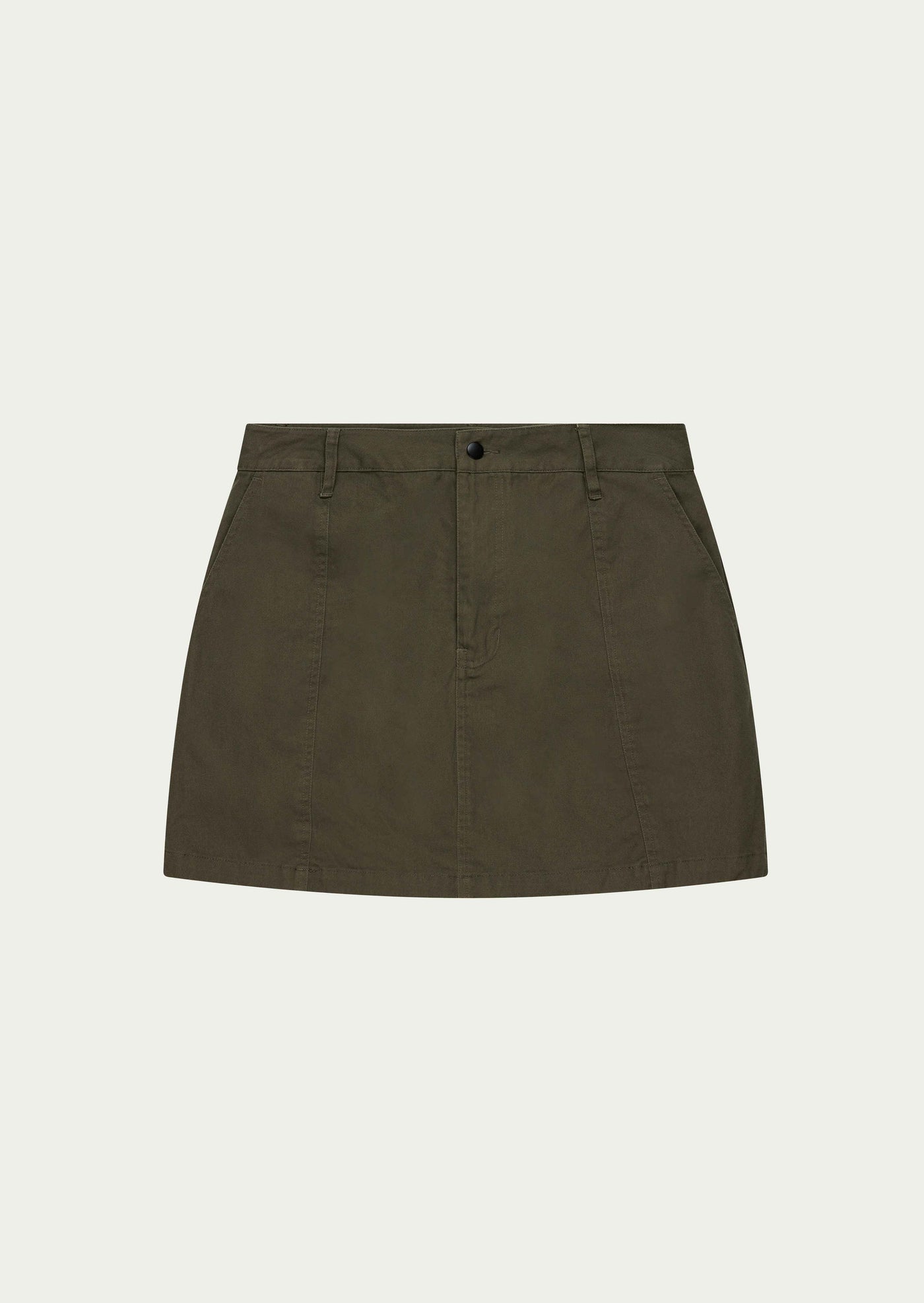 HEADLINE SKIRT IN KHAKI