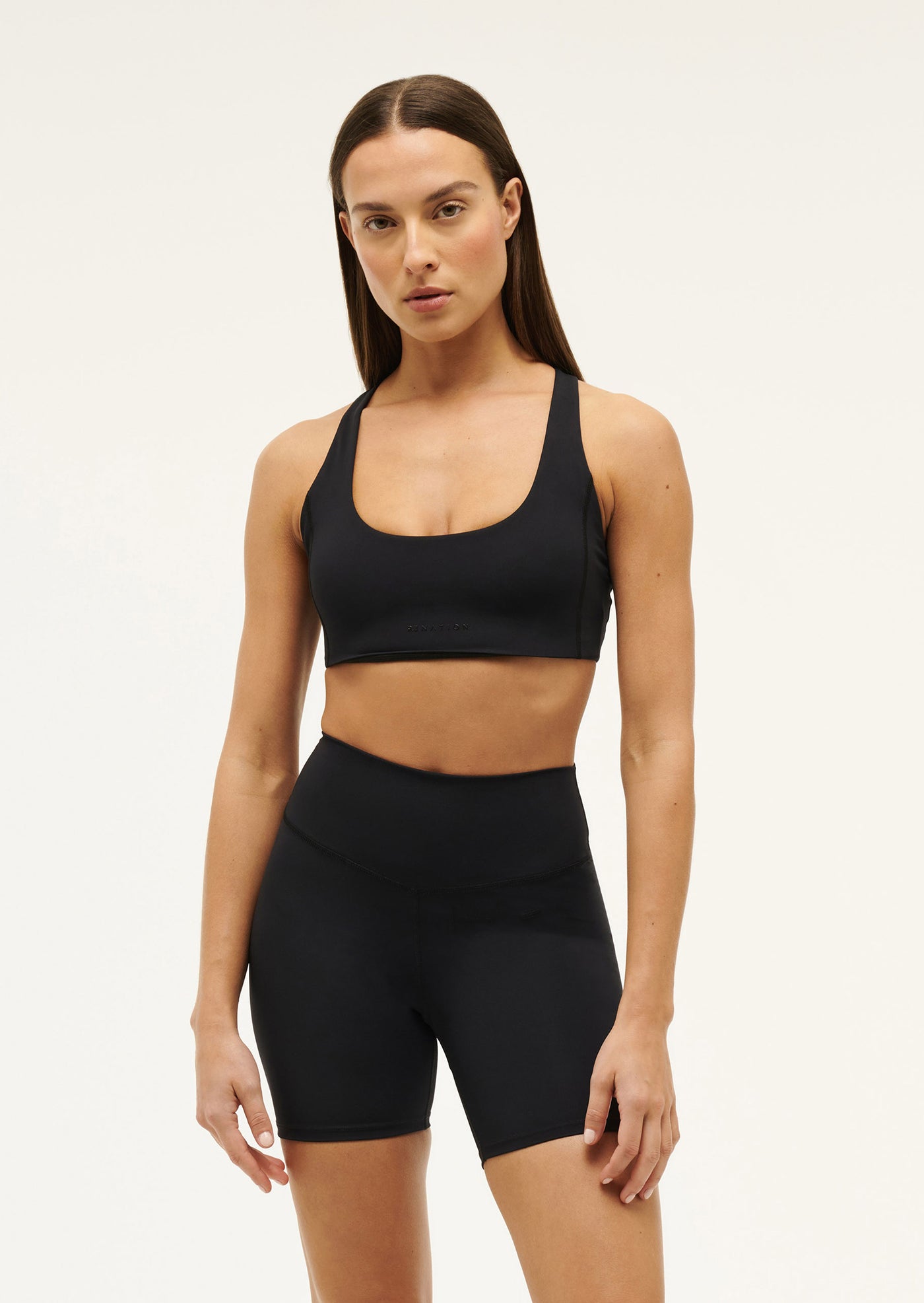 HYPERLUXE SPORTS BRA IN BLACK