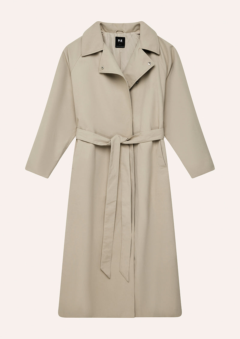 COMMUTE TRENCH COAT IN OXFORD TAN