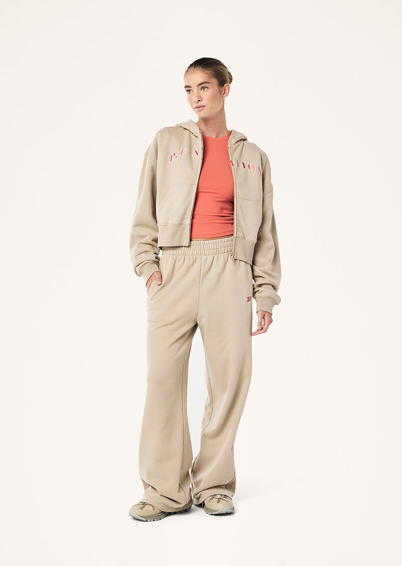 EASTSIDE TRACKPANT IN OXFORD TAN