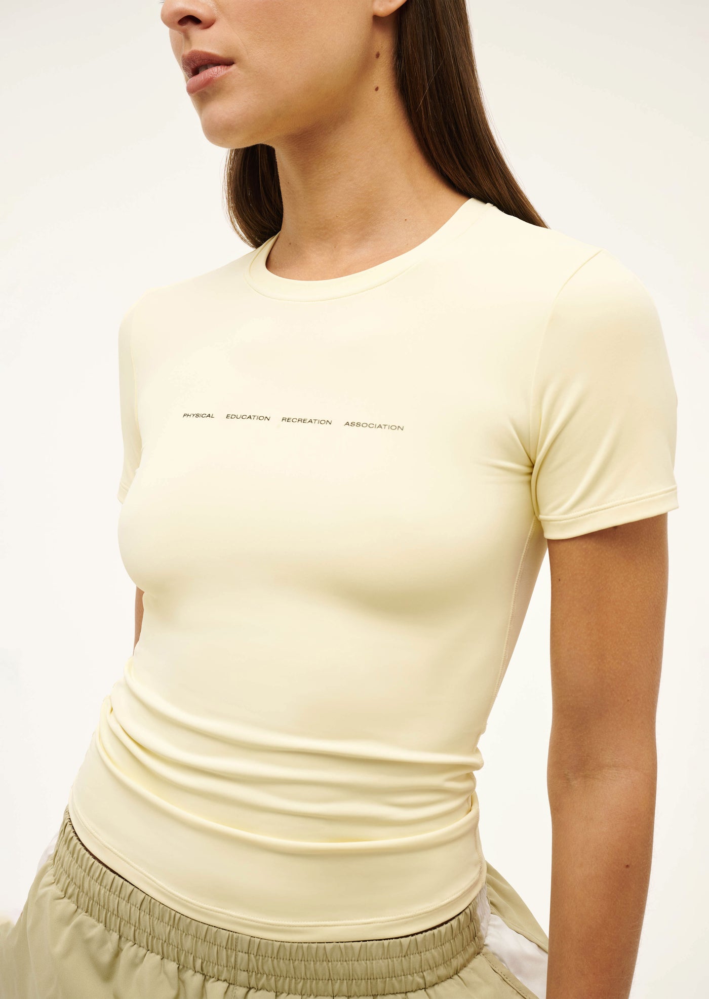 FOUNDATION SHORT SLEEVE TEE IN BUTTER