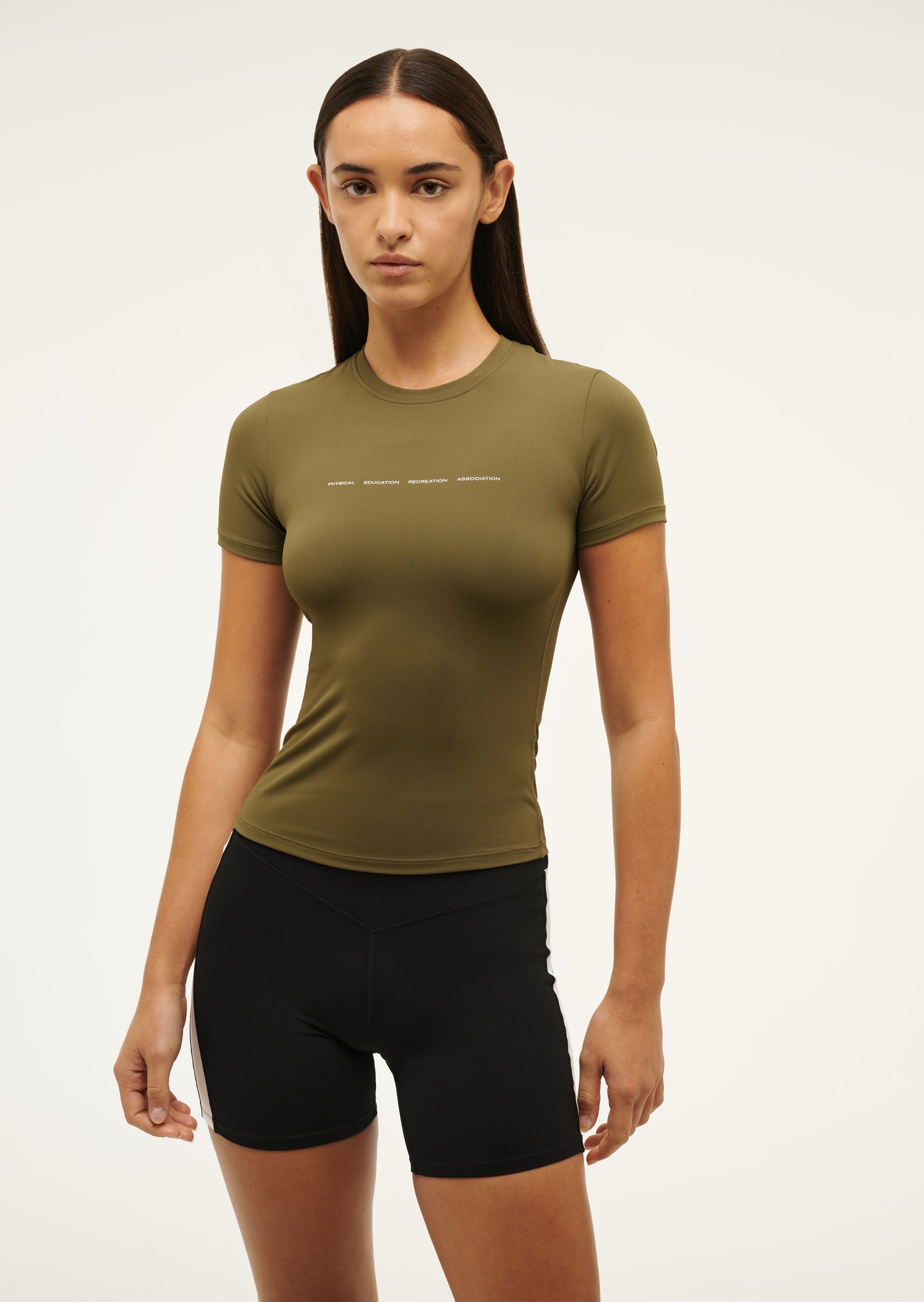 FOUNDATION SHORT SLEEVE TEE IN KHAKI