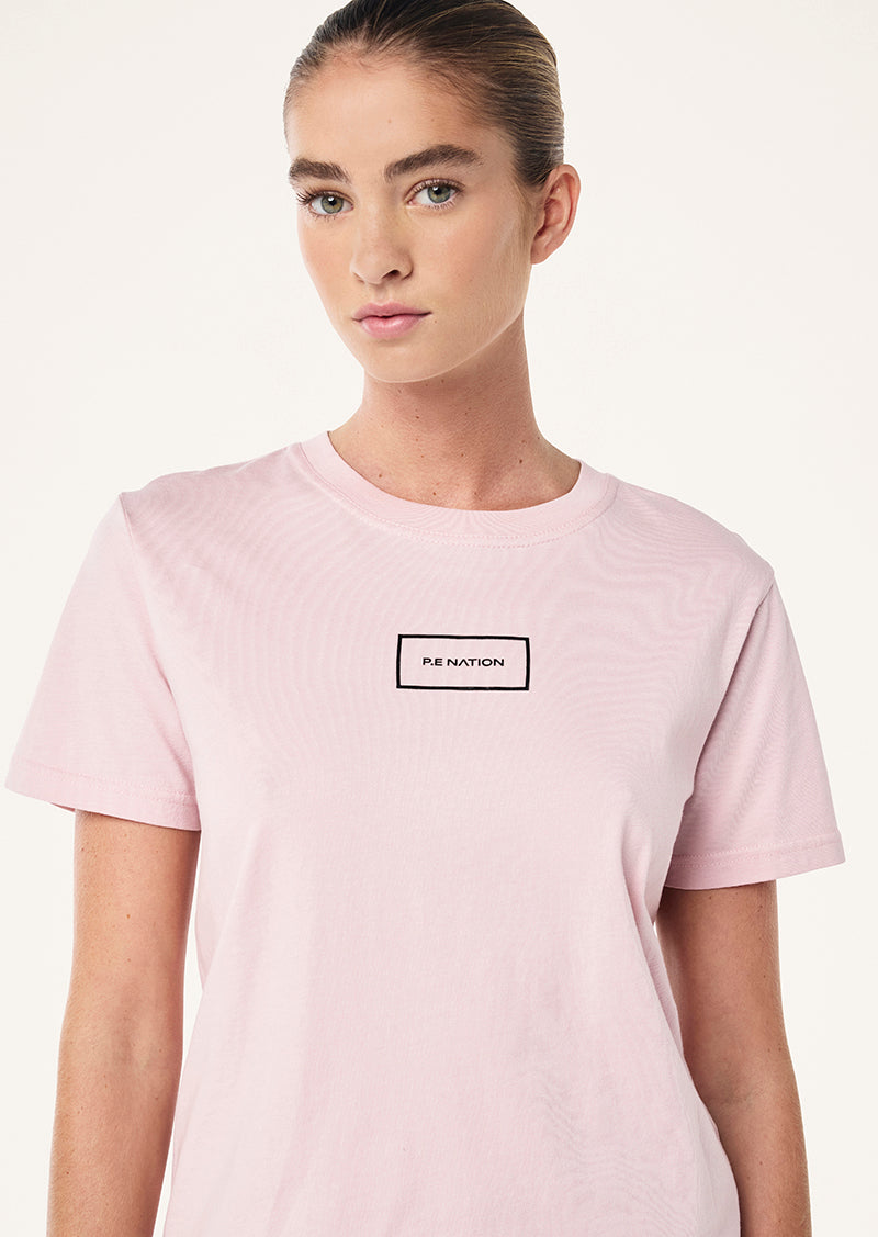 KITE TEE IN WASHED CHALK PINK