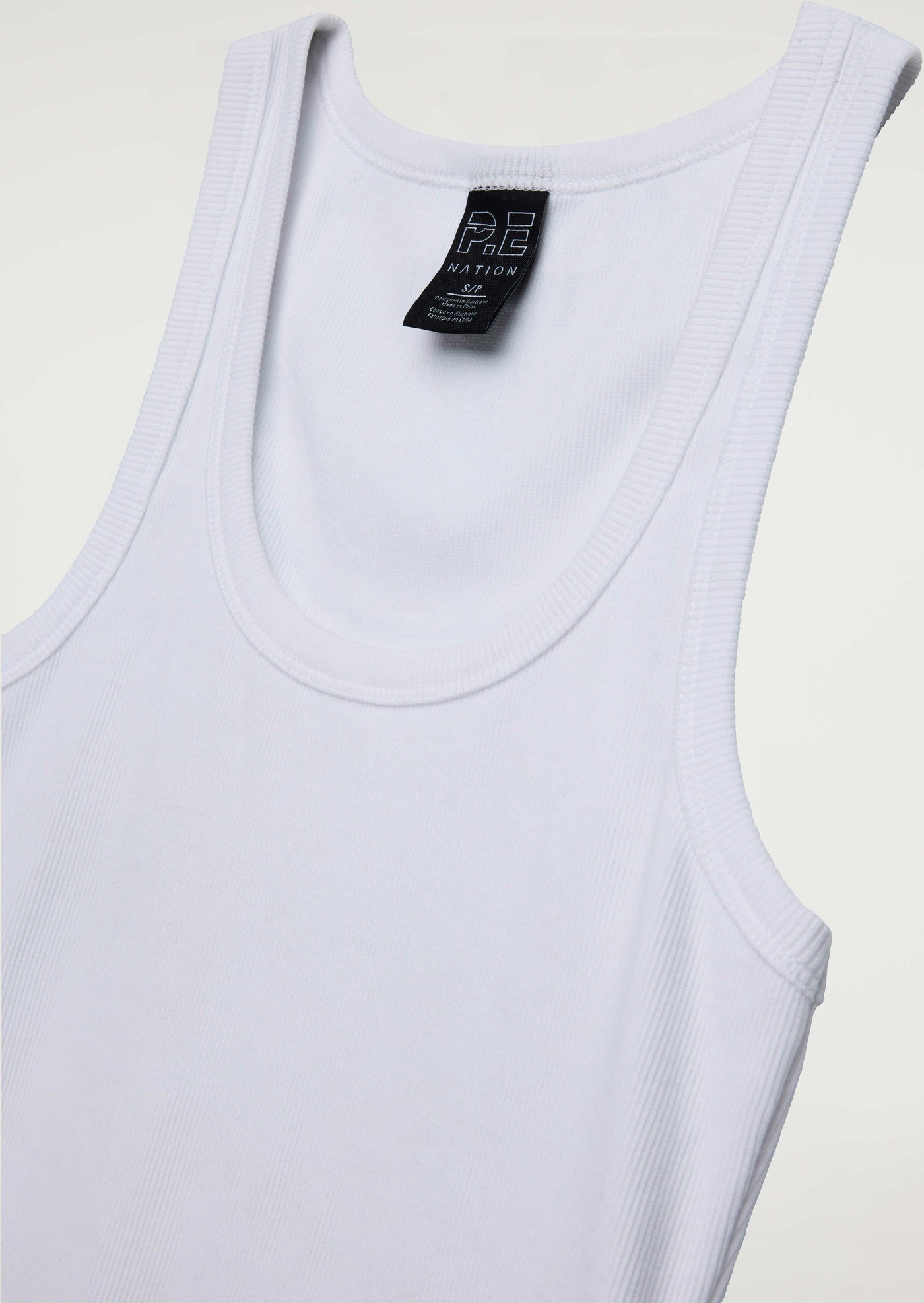 PHYSICAL TANK IN OPTIC WHITE