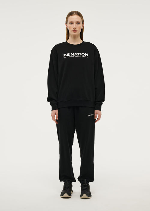 QUALIFY TRACKPANT IN BLACK