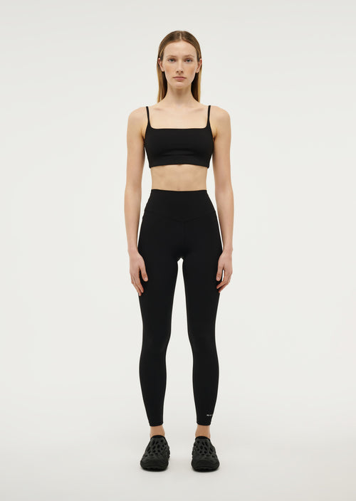 SIGNATURE FULL LENGTH LEGGING IN BLACK