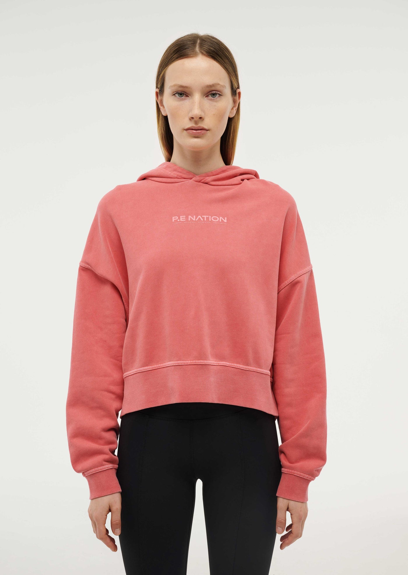 TRANSITION HOODIE IN WASHED POPPY RED