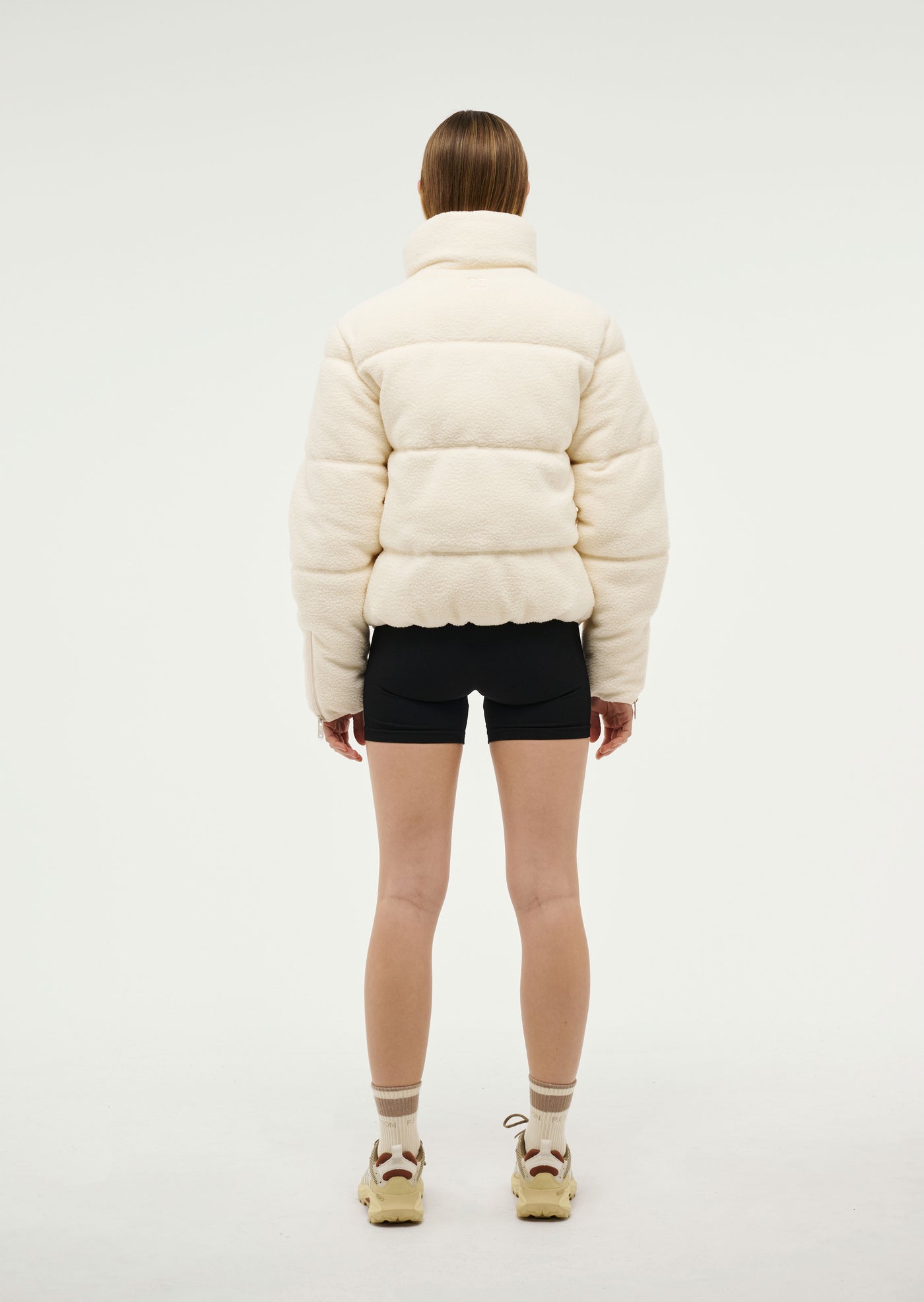 FORTUNE SHERPA JACKET IN WHISPER WHITE