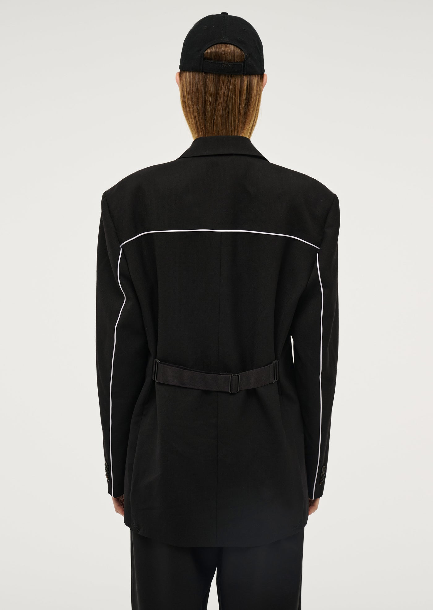 Tribute Blazer in Black by P.E Nation, Womens Oversized Fashion Blazer in Black