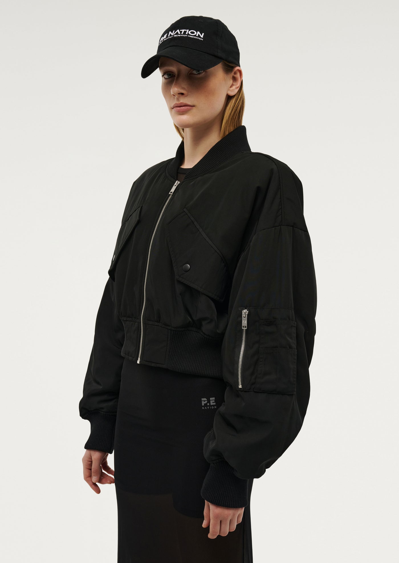 CAPTIVATE BOMBER IN BLACK