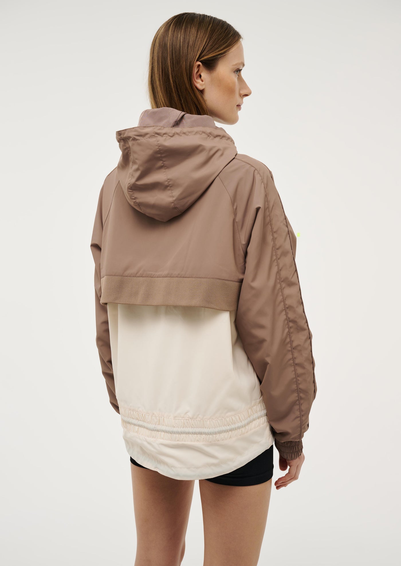 MAN DOWN JACKET IN TAUPE