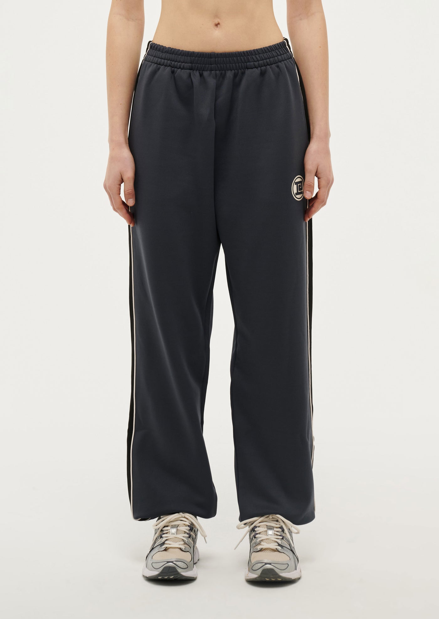 Home Ground Track Pant in Marine Blue by P.E Nation, Womens Navy Blue Track Pant