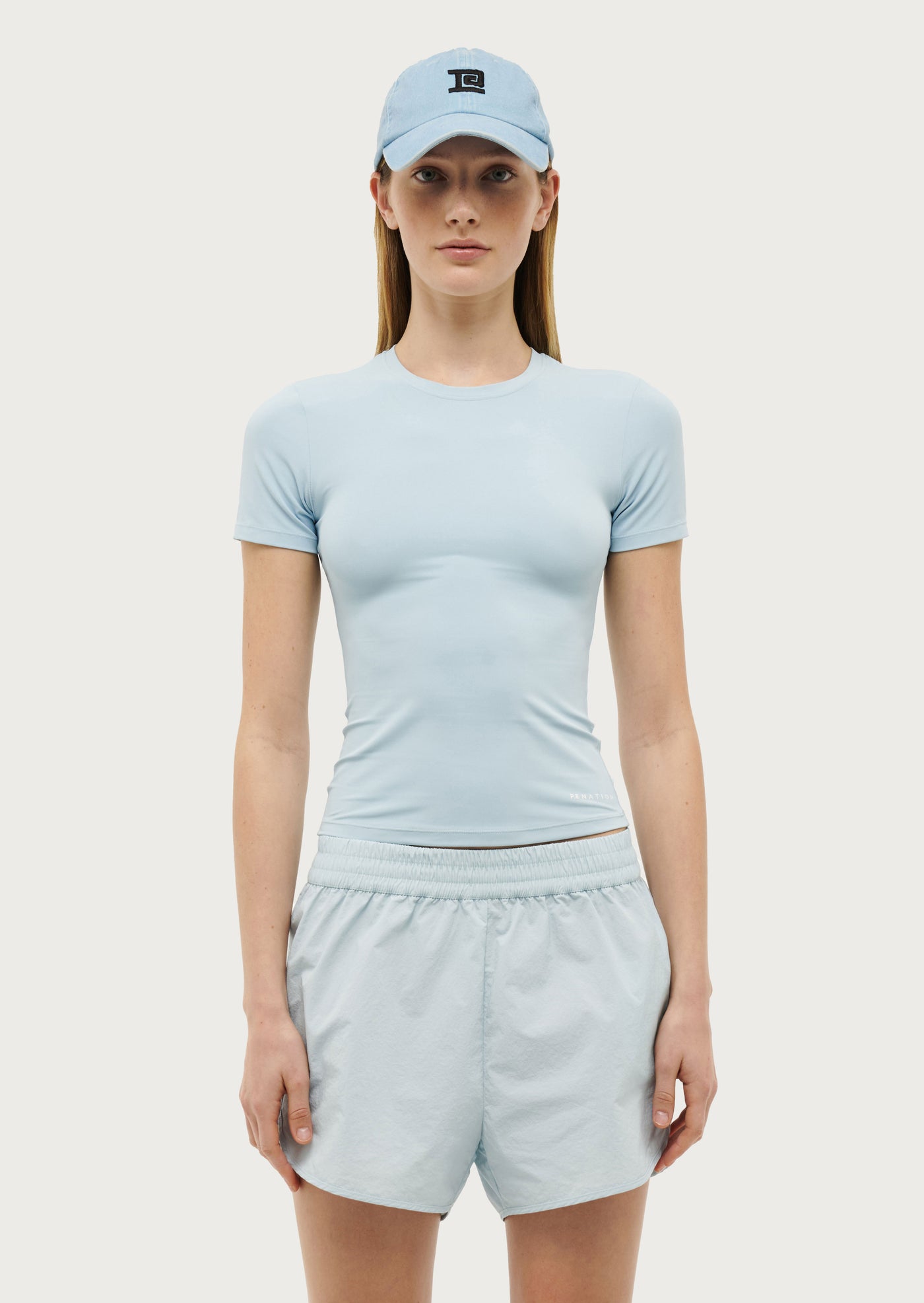 FOUNDATION SHORT SLEEVE TEE IN SKY BLUE