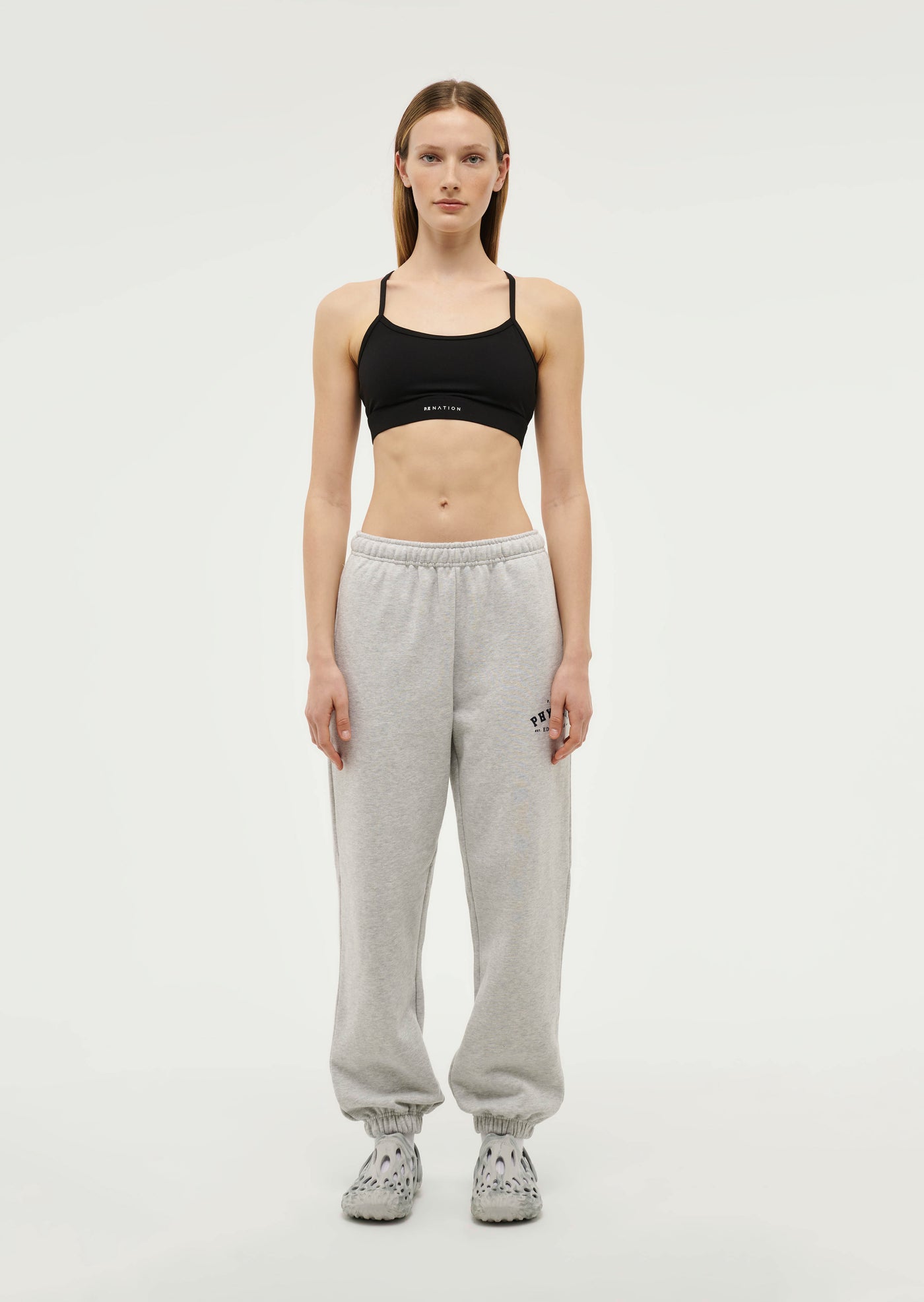 PHYSICAL TRACKPANT IN GREY MARLE