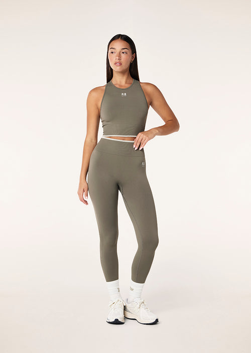 RESTORE SEAMLESS LEGGING IN KHAKI