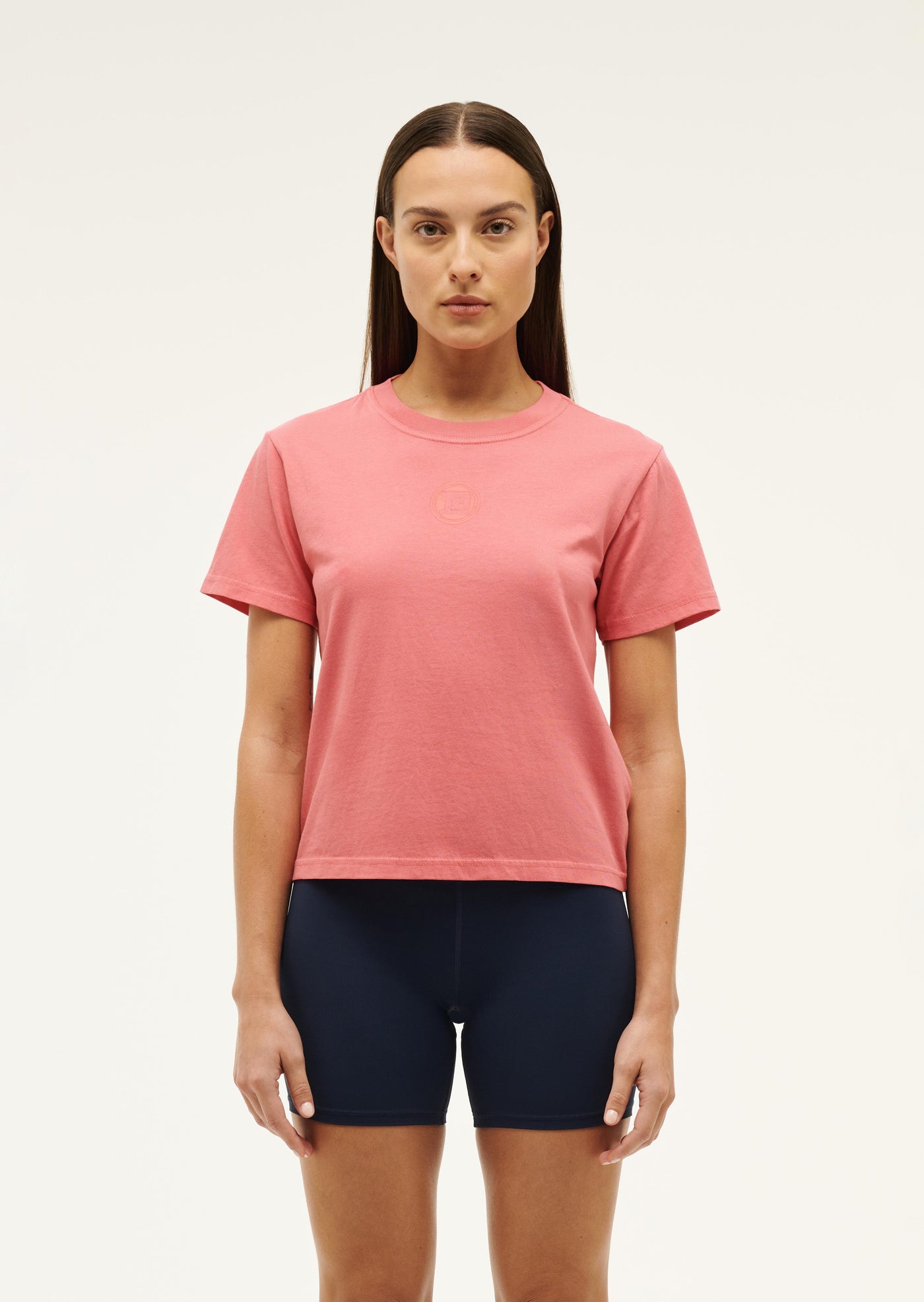 SPORTIVE SHORT SLEEVE TEE IN POPPY RED