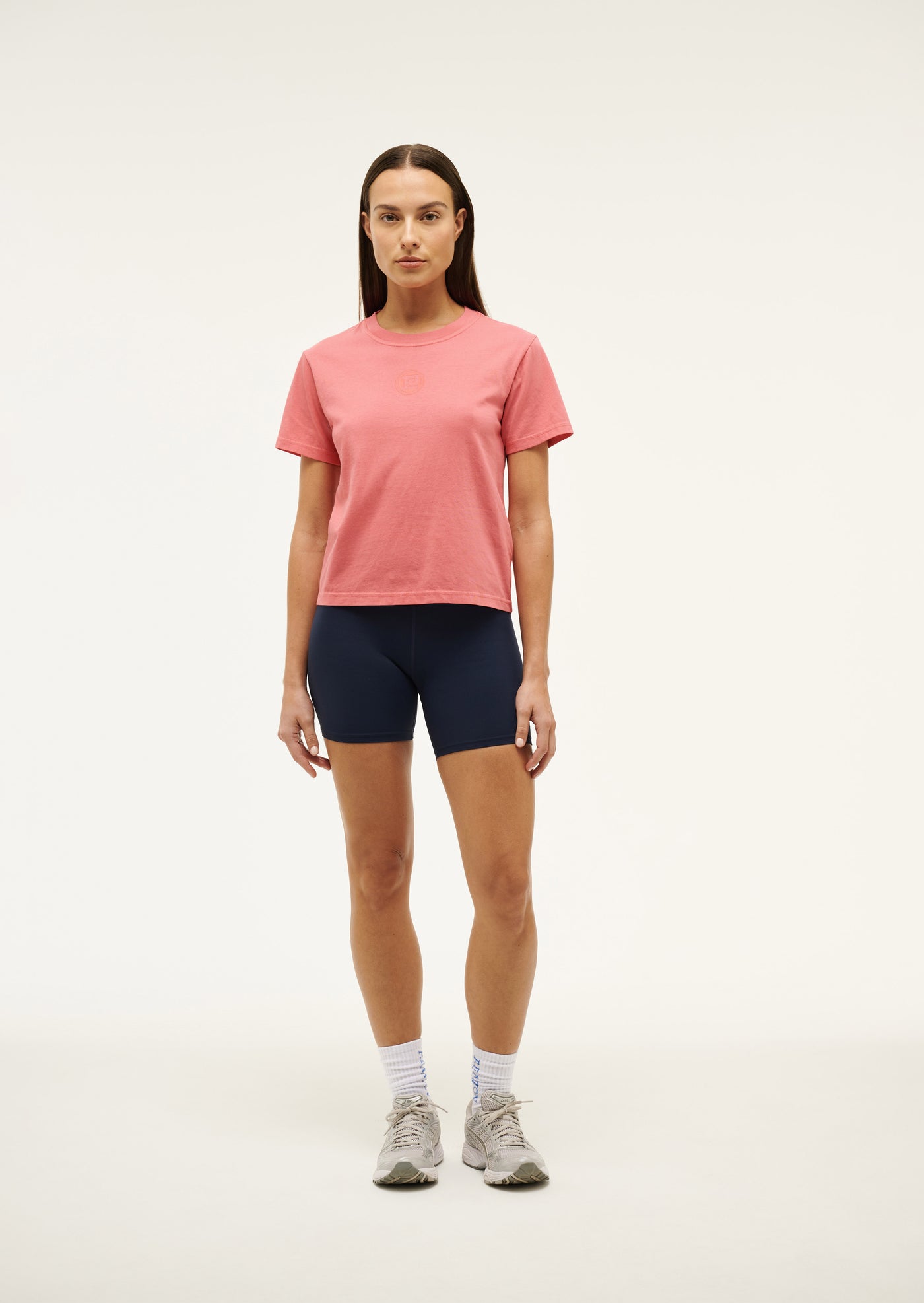 SPORTIVE SHORT SLEEVE TEE IN POPPY RED