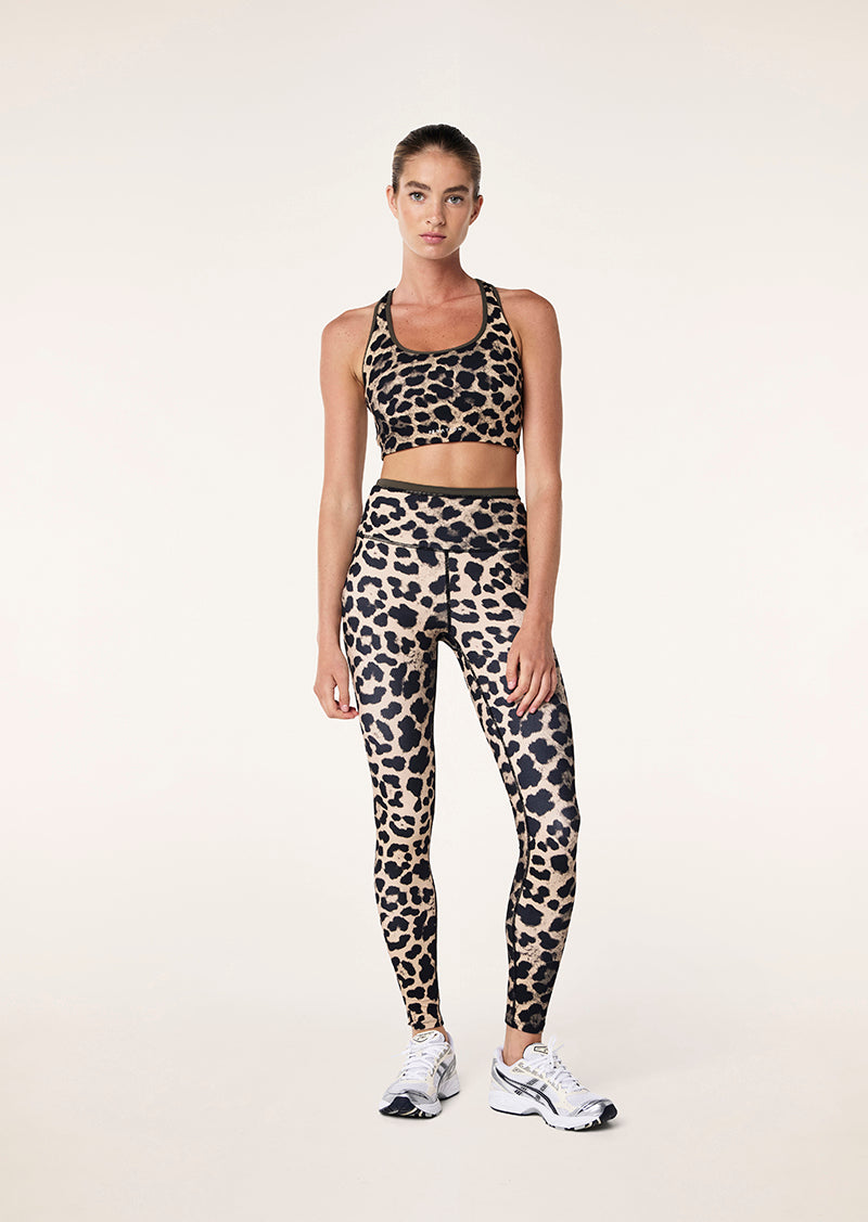 STELLAR SPORTS BRA IN LEOPARD