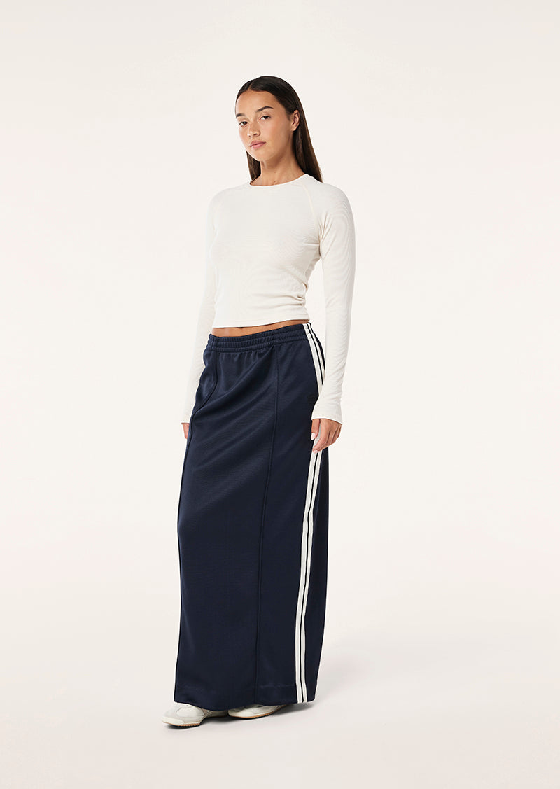 TRICOT SKIRT IN DARK NAVY