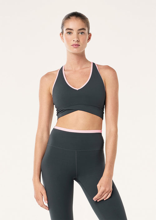 VITA SPORTS BRA IN ASPHALT