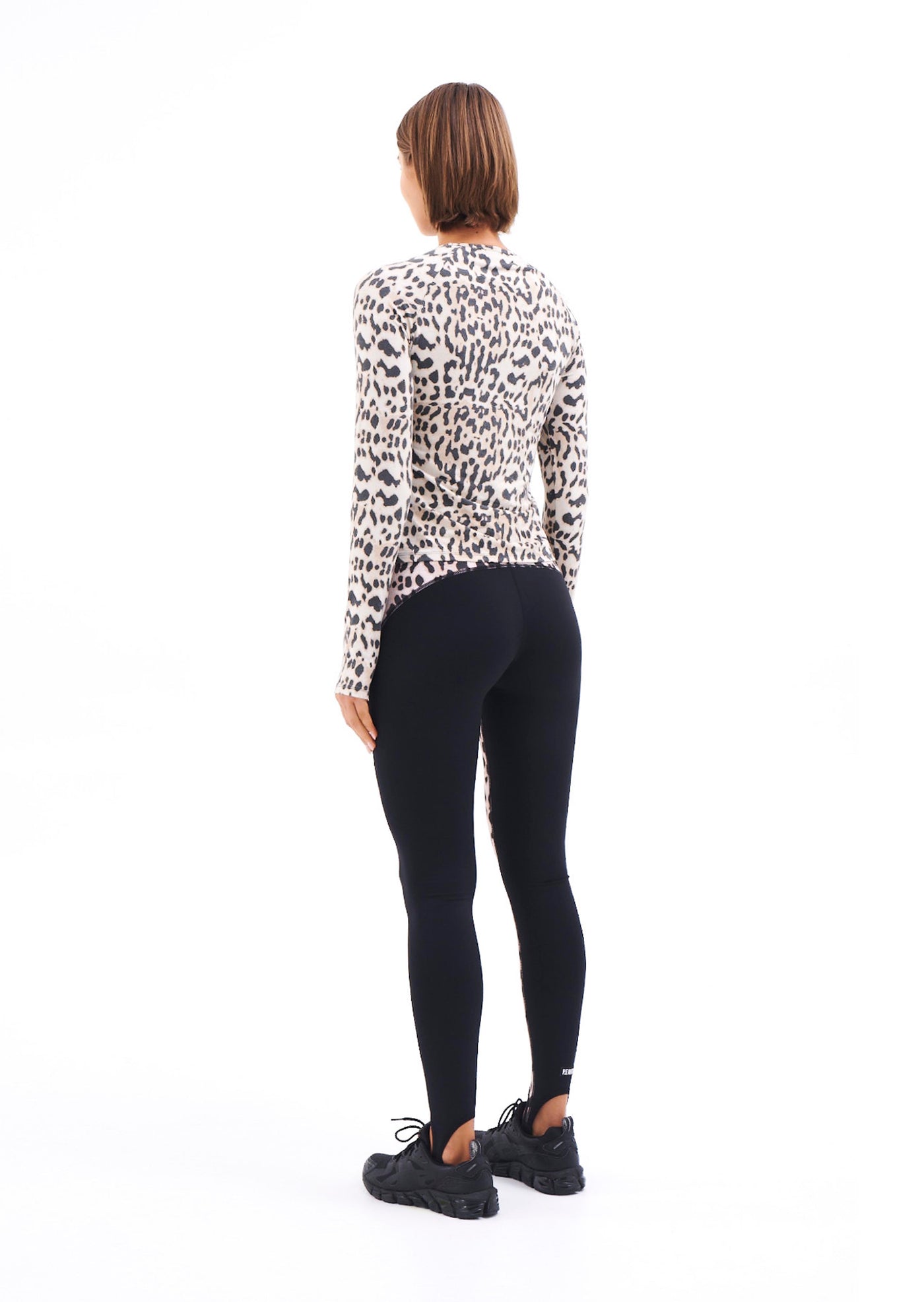 SLALOM PRINTED LEGGING IN LEOPARD